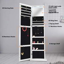 FUNKOCO 79 LED Jewelry Armoires,Jewelry Storage Cabinets