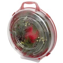 Wreath Plastic Storage Box with Clear Lid