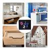 Waterproof Acrylic Vanity Tray Bathroom Organizer for Change, Coin, Key