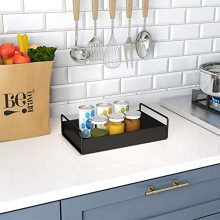 KINGBERWI Bathroom Vanity Tray, Kitchen Countertop Storage
