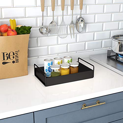 KINGBERWI Bathroom Vanity Tray, Kitchen Countertop Storage