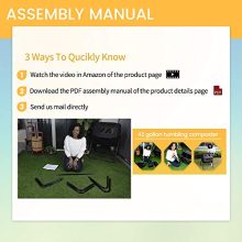 Dual Rotating Outdoor Garden Compost Bin