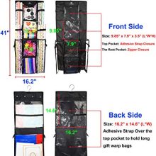 Freegrace Double Sided Hanging Gift Wrap Organizer