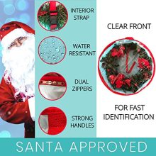 Water Resistant Holder with Clear Plastic Front for 24 Inch Wreaths