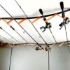 Fishing Rod Rack for Fishing Rods, Hiking Poles, Ski Poles