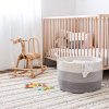 Blanket Storage Basket with Long Handles Extra Large Baskets