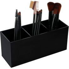 Black Makeup Brush Holder Organizer