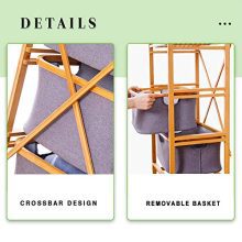 Bamboo Laundry Hamper with lid