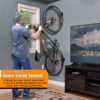 2 Sets of Compact Bike Wall Mount with Protector