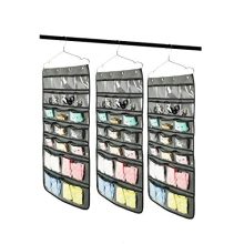 NIMES Hanging Closet Underwear Sock Bra Organizer Dual-Sided Accessories