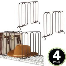 mDesign Versatile Modern Metal Wire Closet