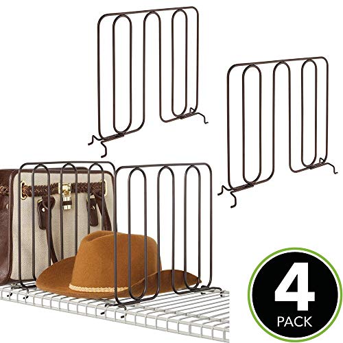 mDesign Versatile Modern Metal Wire Closet