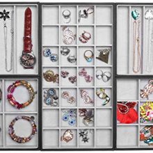 Magic Stackable Jewelry Trays - Elegant and Efficient Storage Solution for Your Precious Accessories! ✨