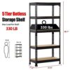 Topeakmart 4 Pack 5 Tier Shelving Unit and Storage Shelves