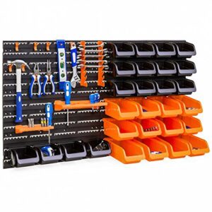 Best Choice Products Wall Mounted Garage Storage Organizer
