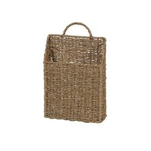 Household Essentials Seagrass Wall Basket Set, 2 Piece