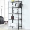 5-Tier Storage Rack Standing Shelf Wire Shelving