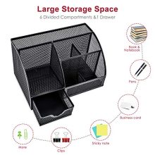 Mesh Desk Organizer Multifunctional Desktop Organizer Office