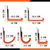 CoolYeah Steel Garage Storage Utility Double Hooks