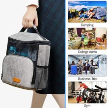 Hiverst Hanging Toiletry Bag, Shower Caddy Tote Bag
