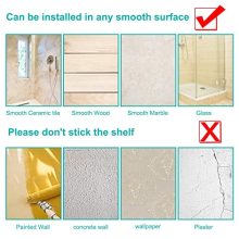 Corner Shower Caddy Storage Rack for Toilet, Shampoo
