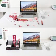 Mesh Desk Organizer Multifunctional Desktop Organizer Office