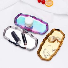 Stainless Steel Rainbow Trays Metal Storage Organizer