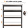 Topeakmart Heavy Duty 4 Level Garage Shelf Steel
