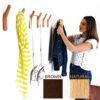 Coat Rack Hooks UMZi Wall Mounted Handmade