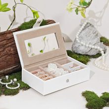 SONGMICS Jewelry Box for Women, Jewelry Organizer