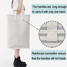 72L Freestanding Laundry Basket with Long Handles