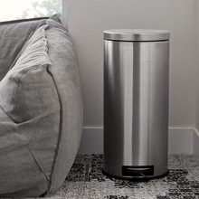 NINESTARS Step-on Trash Can Combo Set, 8 Gal 30L