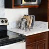Kitchen Pot Lid Rack Holder Organizer, Bronze