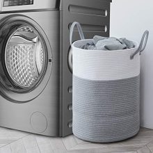 YOUDENOVA Woven Laundry Hamper - Cotton Rope Laundry Baskets