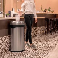 60 Liter Open Top Trash Can - Commercial-Grade, Durable, and Stylish Stainless Steel Waste Solution