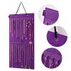 Wall Hanging Jewelry Organizer with 24 Hooks – Space-Saving Jewelry Display for Necklaces, Bracelets, Rings & Chains