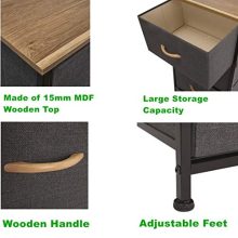 Vogga Dresser with 5 Drawers, Fabric Dresser Storage Tower