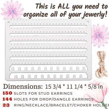 Hanging Jewelry Organizer Earring Organizer Necklace