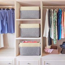 Univivi Rectangular Basket Closet Bins