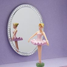 Jewelkeeper White and Purple Ballerina Musical Jewelry Box
