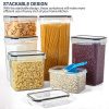 Food Storage Containers 15-Piece Set - Ultimate Kitchen & Pantry Organization Solution