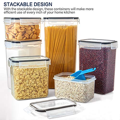 Food Storage Containers 15-Piece Set - Ultimate Kitchen & Pantry Organization Solution