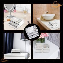 Box with 3 Drawers Jewelry Case