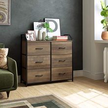 HOMECHO Fabric Dresser with 6 Drawers