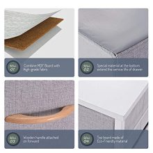 Dresser Organizer with 5 Drawers Fabric Storage