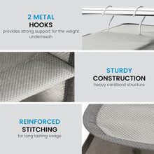 Zober 10-Shelf Hanging Shoe Organizer, Shoe Holder for Closet