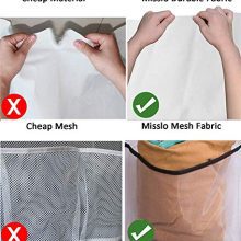 MISSLO Durable Hanging Closet, Double Sided Bra Stocking Clothes