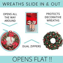 Water Resistant Holder with Clear Plastic Front for 24 Inch Wreaths