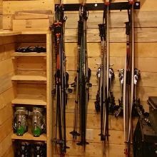 Ski Wall Storage Rack Garage Skis Mount