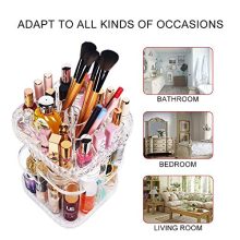 Bathroom Shelf Revolving Countertop Tower Display Case